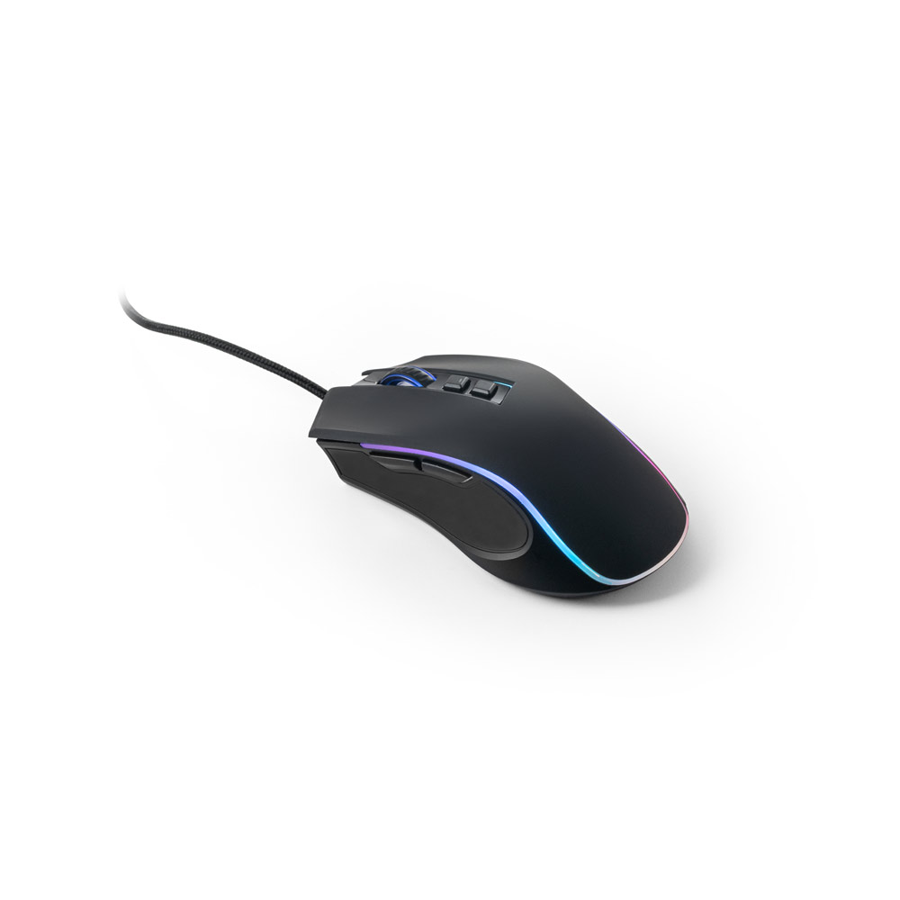 Mouse Gamer RGB Personalizado Conforto e Performance em ABS com Acabamento Emborrachado