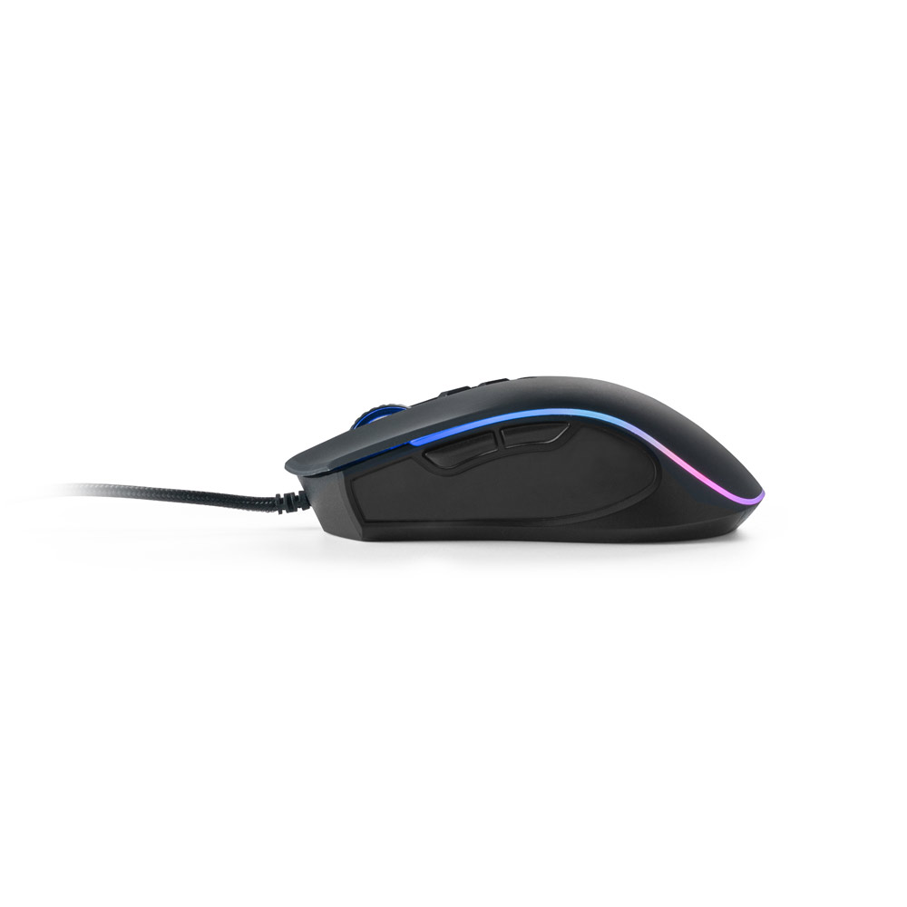 Mouse Gamer RGB Personalizado Conforto e Performance em ABS com Acabamento Emborrachado